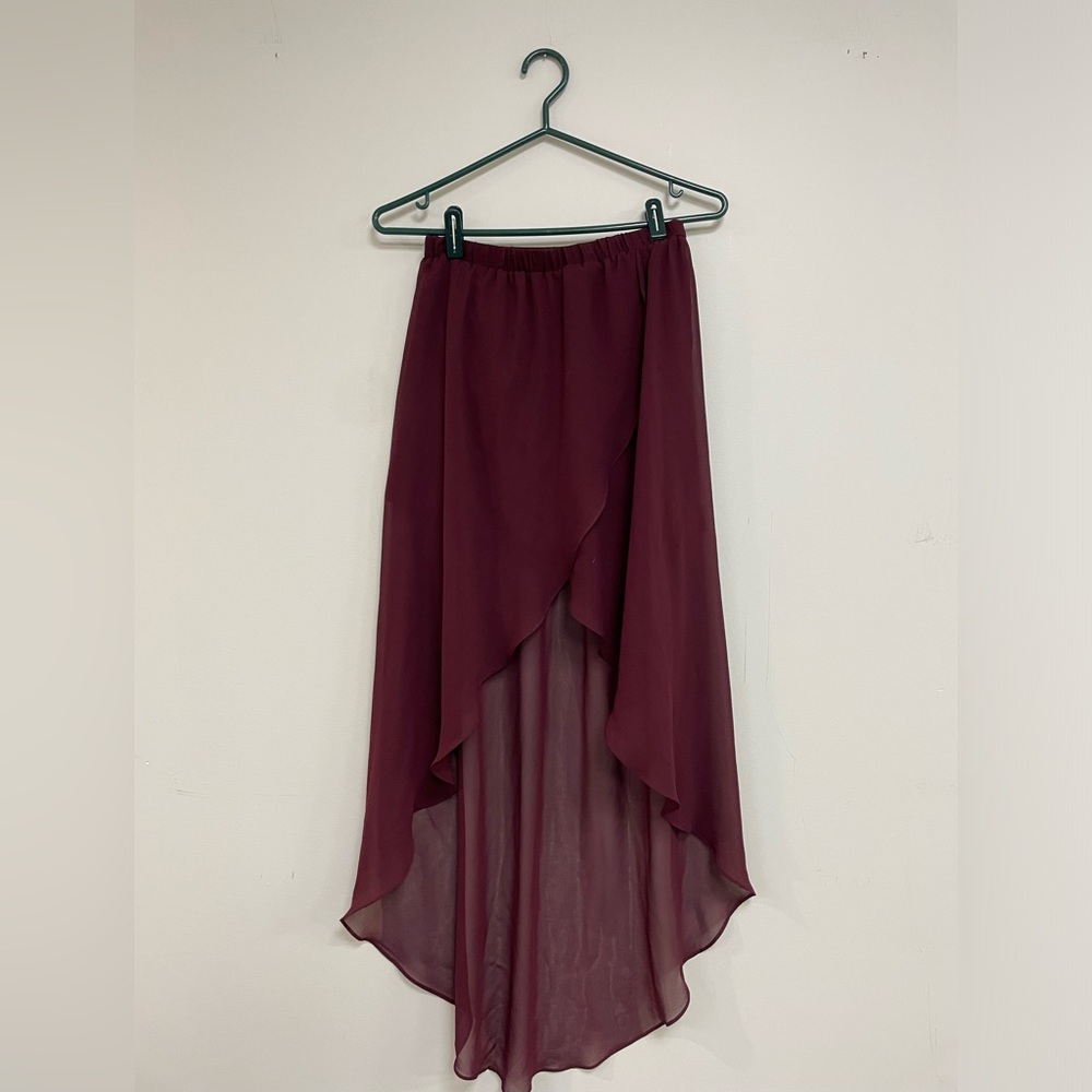 Purple Mullet Skirt